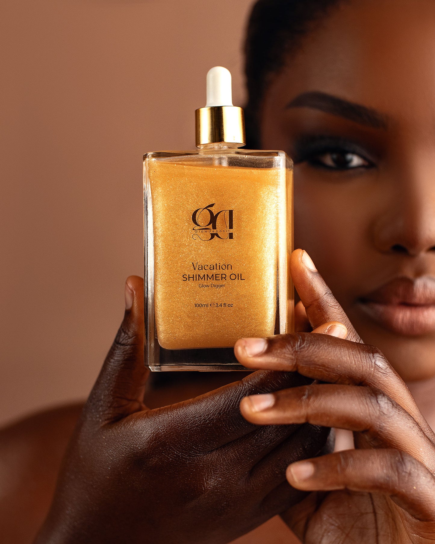 Vacation Shimmer Oil — GLOW DIGGER. A Universal Golden Shine